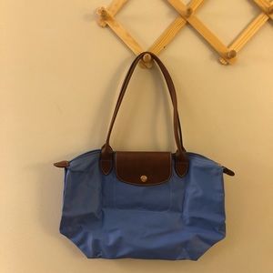 Longchamp Le Pliage Medium tote light blue